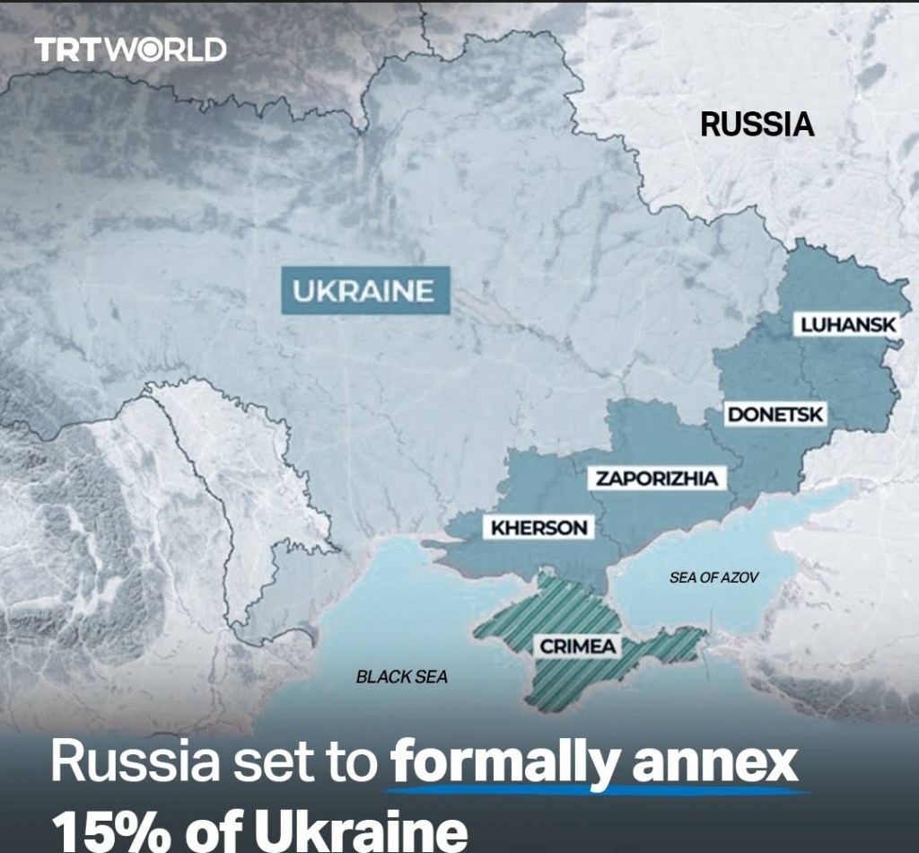Russia Set To Annex 15% Of Ukraine&nbsp;Formally…