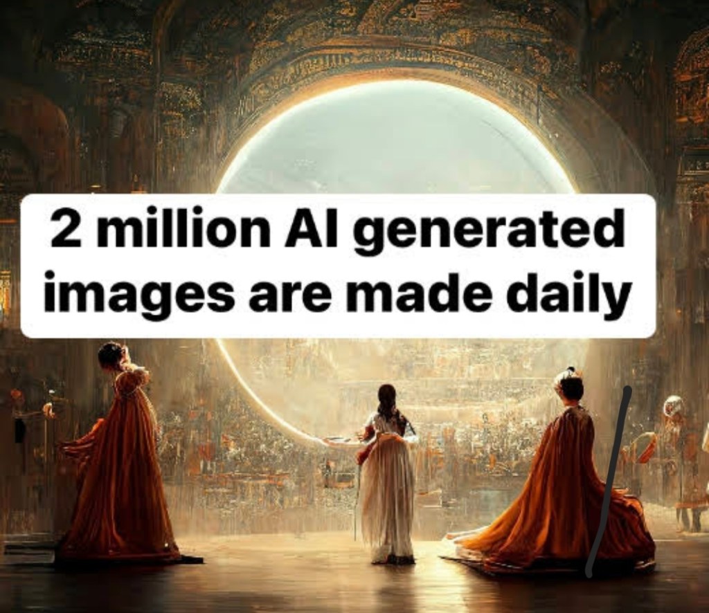 2 Million AI Images Are Generated Everyday….