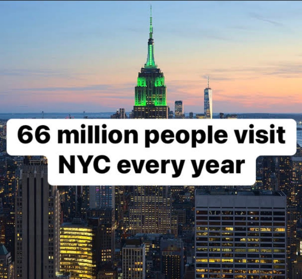 60 Million On Average Travel To New YORK&nbsp;CITY…